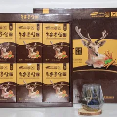 Nước Hồng Sâm Nhung Hươu Korean Red Ginseng Deer Antlers Hàn Quốc - Tăng Cường Sức Khỏe, Giảm Mệt Mỏi, Hỗ Trợ Miễn Dịch, Gói 70ml