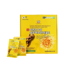 Nước sâm đông trùng hạ thảo Samsung Red Ginseng & Dongchunghacho Liquid Gold - Hỗ trợ tăng cường sức khỏe, phục hồi thể lực