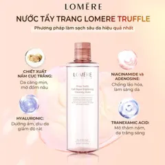 Nước Tẩy Trang Lomere Prime Truffle Cell Repair 300ml - Làm Sạch Sâu, Phục Hồi Da, Cấp Ẩm Tự Nhiên, Dành Cho Mọi Loại Da