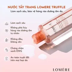 Nước Tẩy Trang Lomere Prime Truffle Cell Repair 300ml - Làm Sạch Sâu, Phục Hồi Da, Cấp Ẩm Tự Nhiên, Dành Cho Mọi Loại Da