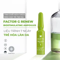 Tinh Chất Tái Tạo Da Sesderma Factor G Renew Biostimulating Ampoules - Dưỡng Ẩm, Ngăn Ngừa Nếp Nhăn, Thúc Đẩy Tăng Sinh Collagen
