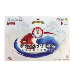Viên đạm Thiên Sâm Kyoung Bok Gung Hàn Quốc - Bổ Sung Dưỡng Chất, Tăng Cường Sức Khỏe, Hỗ Trợ Miễn Dịch, 120 Viên