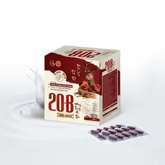 Viên uống Linhzhi Ginseng 20B Vinaphar - Hỗ trợ tăng cường sức khỏe, nâng cao sức đề kháng, giảm mệt mỏi, chiết xuất thiên nhiên