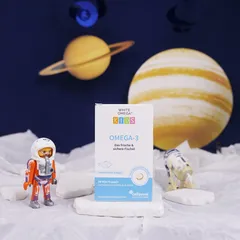 Viên uống dầu cá White Omega Kids Omega-3 Kindgesund cho trẻ từ 4 tuổi - Hỗ trợ thị lực, phát triển não bộ & tim mạch
