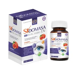 Viên uống bổ mắt SK Domasa Dược Vương - Hỗ trợ thị lực, giảm khô, mỏi mắt - Bổ sung Vitamin A, E, Dầu gấc - 30 viên