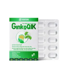 Viên Uống Hỗ Trợ Bổ Não Shinpoong GinkoQik 30 Viên - Tăng Cường Trí Nhớ & Giảm Căng Thẳng Từ Cao Bạch Quả Ginkgo Biloba