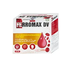 Viên uống bổ sung sắt Ferromax Dược Vương - Hỗ trợ tạo hồng cầu, cung cấp sắt III, acid folic, vitamin B6, B12 cho người lớn và trẻ em.