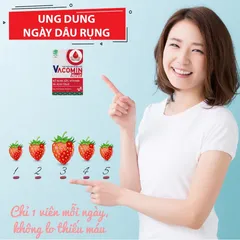 Viên uống bổ sung sắt và vitamin Vacomin Hevit - Hỗ trợ sức khỏe, tăng cường đề kháng, giảm thiếu máu 60 viên
