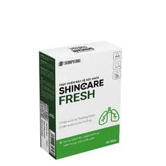 Viên uống hỗ trợ giảm ho Shinpoong Shincare Fresh - Chiết xuất thường xuân, vitamin tăng cường đề kháng, 90 viên cho người lớn và trẻ từ 9 tuổi.