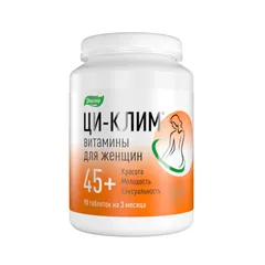 Viên uống nội tiết tố Ci-Klim Evalar cho phụ nữ 45+ - Hỗ trợ cân bằng hormone và cải thiện tâm trạng trong giai đoạn tiền mãn kinh