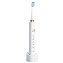 Bàn Chải Điện Sarmocare S100 Plus - 5 Chế Độ Làm Sạch, Đầu Chải Nhỏ Mềm, Hiệu Quả Sạch Răng Miệng Trong 2 Phút Mỗi Ngày