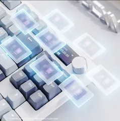 Bàn Phím Cơ Bluetooth Không Dây Attack Shark K86 RGB - Màn Hình Tùy Chỉnh, Hot Swap 5 Pin, Đèn LED RGB Nhiều Chế Độ