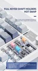 Bàn Phím Cơ Bluetooth Không Dây Attack Shark K86 RGB - Màn Hình Tùy Chỉnh, Hot Swap 5 Pin, Đèn LED RGB Nhiều Chế Độ