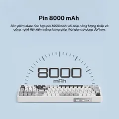Bàn Phím Cơ Bluetooth Không Dây Aula F99 Pro V2 Light Star - Kết Nối Linh Hoạt, Thiết Kế Gọn Nhẹ, 99 Phím, RGB, Pin 8000mAh