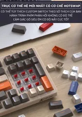 Bàn Phím Cơ Gaming Bluetooth Không Dây K98BT Led RGB 16.8 triệu màu - Kết nối đa thiết bị, lý tưởng cho game thủ và văn phòng