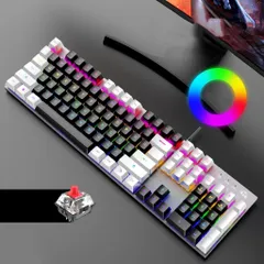Bàn Phím Cơ Gaming K1 Red Switch LED RGB 20 Chế Độ, Gõ Phím Nhạy Bén, Thiết Kế Ergonomic, Phụ Kiện Máy Tính Chất Lượng Cao