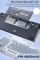 Bàn Phím Cơ Không Dây Aula F98 Pro Màn Hình LCD - LED RGB 16 Triệu Màu, Thời Gian Sử Dụng 15 Ngày, HotSwap 5 Pin, Kết Nối Bluetooth 5.0