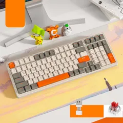 Bàn Phím Cơ Không Dây K96BT Hotswap Red Switch - Thiết Kế Chuẩn, Phản Hồi Nhanh Chóng, Phù Hợp Game và Văn Phòng