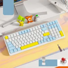 Bàn Phím Cơ Không Dây K96BT Hotswap Red Switch - Thiết Kế Chuẩn, Phản Hồi Nhanh Chóng, Phù Hợp Game và Văn Phòng