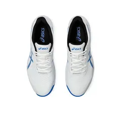 Giày Pickleball Asics Gel-Game 9 1041A337-103 - Giày Tennis Nam Chất Lượng Cao, Đế Gel Định Hình Ổn Định và Bền Bỉ, Màu Trắng/Xanh Năng Động