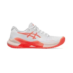 Giày Tennis Nữ Asics Gel Challenger 14 - Giày Pickleball Đế Bám Tốt, Thiết Kế Nữ Tính, Màu Trắng/Hồng San Hô Năng Động