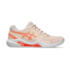Giày Pickleball Nữ Asics Gel-Dedicate 8 1042A237-700 - Giày Tennis Đệm Gel Thể Thao Màu Pearl Pink/Sun Coral
