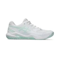 Giày Tennis Nữ Asics Gel-Dedicate 8 Wide - Giày Pickleball Đấu Trường Thể Thao Màu Trắng/Xanh Mint, Thoáng Khí và Bền Bỉ