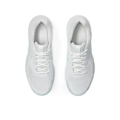 Giày Tennis Nữ Asics Gel-Dedicate 8 Wide - Giày Pickleball Đấu Trường Thể Thao Màu Trắng/Xanh Mint, Thoáng Khí và Bền Bỉ