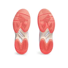 Giày Pickleball Nữ Asics Gel-Game 9 - Tennis, Độ Bám Tốt, Chất Liệu Bền Bỉ, Màu Trắng/Sun Coral, Hỗ Trợ Giảm Chấn