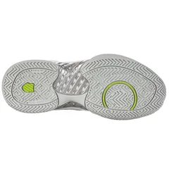 Giày Pickleball Nữ K-Swiss Hypercourt Express 2 Trắng Xanh Lá - Giày Tennis Thể Thao Bền Chắc, Thoáng Khí, Di Chuyển Linh Hoạt