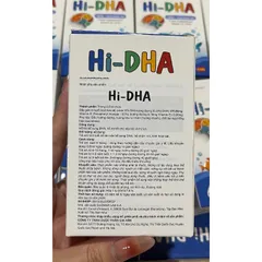 Hi-DHA Bổ Sung DHA Từ Dầu Gan Cá Tuyết Tự Nhiên Cho Trẻ - Phát Triển Não Bộ & Thị Lực, Ống Nhỏ Giọt Hương Chanh 20ml