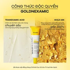 Kem Dưỡng Anodin Goldnexamic 10X Cream - Hỗ Trợ Trắng Da, Mờ Thâm Nám, Phục Hồi Độ Đàn Hồi Cho Mọi Loại Da 35ml
