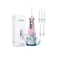 Máy tăm nước cầm tay HailiCare L-10 300ml - Đi kèm 5 đầu vệ sinh đa năng, chăm sóc răng miệng hiệu quả, dễ mang theo khi du lịch