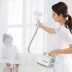 Máy Vệ Sinh Hơi Nước Cầm Tay Deerma DEM ZQ610 - Đa Năng 5 Đầu Chải, Lau Sàn, Lau Kính, Ủi Quần Áo, Thiết Kế Gọn Nhẹ, Nhiệt Độ 150°C