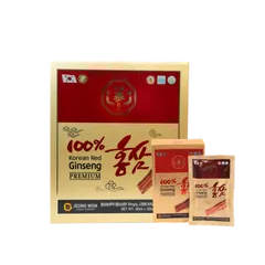 Nước hồng sâm Jeong Won Korean Red Ginseng Premium - Tăng cường sức đề kháng, cải thiện sức khỏe tổng thể, hộp 30 gói x 80ml