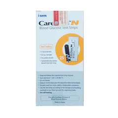 Que Thử Đường Huyết CareSens N Hộp 25 Que - Sử Dụng Cho Máy Đo Đường Huyết Caresens N, An Toàn, Tiện Lợi, Chất Lượng Cao