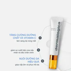 Serum Dưỡng Da Vùng Mắt Dermalogica Biolumin-C Eye 15ml - Chống Lão Hóa, Làm Sáng, Cấp Ẩm Hiệu Quả cho Mọi Loại Da