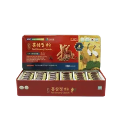 Viên Đạm Hồng Sâm Linh Chi Nhung Hươu Hanmi - Bổ Sung Dưỡng Chất Tăng Cường Sức Khỏe, Hỗ Trợ Miễn Dịch, Giảm Căng Thẳng 120 Viên