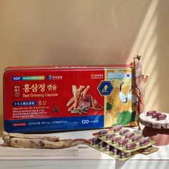 Viên Đạm Hồng Sâm Linh Chi Nhung Hươu Hanmi - Bổ Sung Dưỡng Chất Tăng Cường Sức Khỏe, Hỗ Trợ Miễn Dịch, Giảm Căng Thẳng 120 Viên