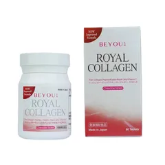 Viên Ngậm Làm Đẹp Trẻ Hóa Da Beyou Royal Collagen Nhật Bản - Hỗ Trợ Căng Mịn Da, Giảm Nếp Nhăn, Lọ 90 Viên