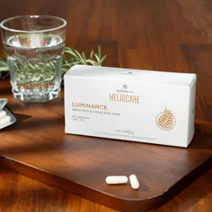 Viên uống HelioCare Luminance - Hỗ trợ sáng da, đồng màu da & giảm vết thâm với chiết xuất tự nhiên - 60 viên mẫu mới
