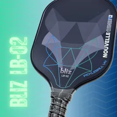 Vợt Pickleball Bliz Carbon Fiber T300 BlizLB-02 - Chất liệu chắc chắn, hiệu suất cao, phù hợp cho người chơi mới và trung cấp