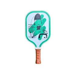 Vợt Pickleball Carbon Fiber T300 BlizCT-04 - Vợt Bóng Đánh Cho Người Mới Chơi Với Thiết Kế Họa Hình Sống Động, Chất Liệu Cao Cấp