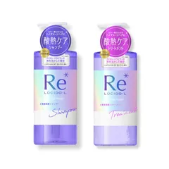 Bộ Dầu Gội & Xả Re Lúcido-L 380ml - Hỗ Trợ Phục Hồi Tóc Hư Tổn, Khỏe Mượt, Giữ Màu Nhuộm, Phù Hợp Cho Tóc Hư Tổn Do Nhiệt và Hóa Chất