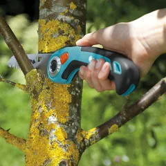 Cưa tay lưỡi gập Gardena 135P 08742-20 - Lưỡi cưa 135mm thép không gỉ, tay cầm nhựa HDPE, tiện lợi cho vườn cây và cắm trại