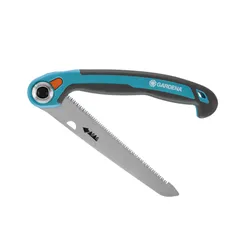 Cưa tay lưỡi gập 200P Gardena 08743-20 - Máy cưa thép chống gỉ sắc bén, dễ mang theo, phù hợp cho công việc cắt chỉnh sửa trong vườn.