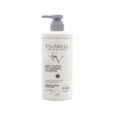 Dầu Gội Giảm Gàu Elvawell White Truffle - Chăm Sóc Tóc Suôn Mượt, Cân Bằng Độ Ẩm Da Đầu, 500ml
