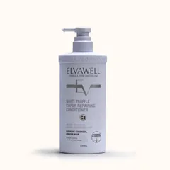 Dầu Xả Phục Hồi Tóc Elvawell White TrufFle Super Repairing 1000ml - Giảm Chẻ Ngọn, Tăng Độ Bóng Mượt, Hương Thơm Nhẹ Nhàng