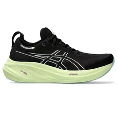Giày Pickleball Nữ Asics Gel-Nimbus 26 1012B601-005 - Giày Chạy Bộ Thoáng Khí, Ôm Chân, Đế Dày Ổn Định, Đệm Nhẹ, Màu Đen/Cool Matcha