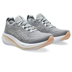 Giày chạy bộ nữ Asics Gel-Nimbus 26 - Giày pickleball Sheet Rock/Pale Mint thoải mái, hỗ trợ chấn thương cho người chơi thể thao